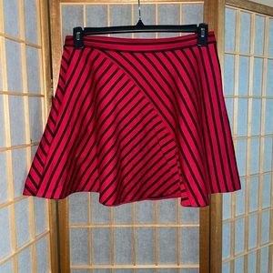 Striped Skater Skirt